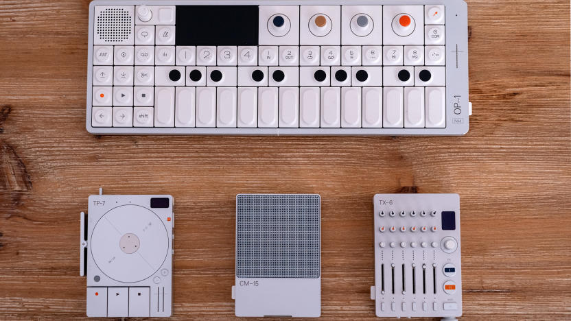 Teenage Engineering's Field series includes a microphone a synthesizer a field recorder and a mixer.