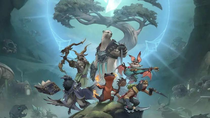 Promotional art showing a bunch of animal heroes.